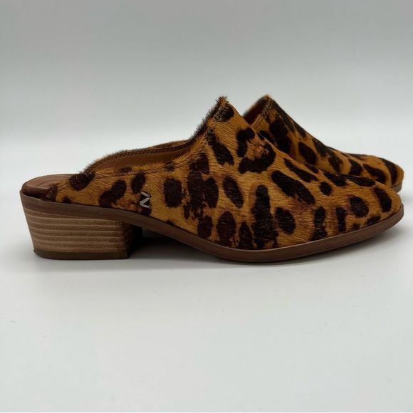 Zodiac Dyed Cow Hide Mules - Picture 2 of 13